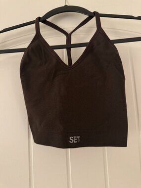 SET active Y back bra top
